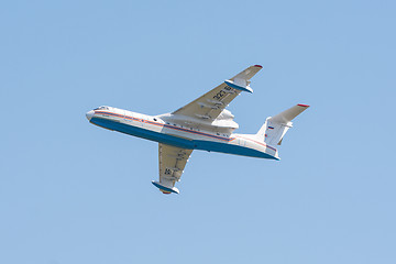 Image showing Anapa, Russia - August 19, 2018: Aircraft BE-200Ch \