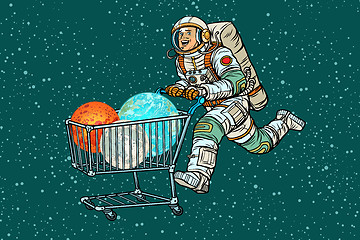 Image showing shopping cart trolley sale