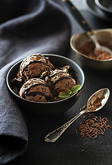 Image showing Chocolate ice cream