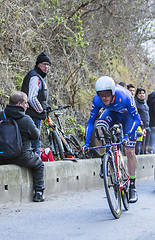 Image showing The Cyclist Andrew Talansky - Paris-Nice 2016