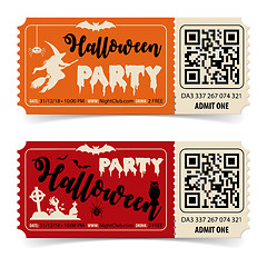 Image showing Happy Halloween Party Tickets