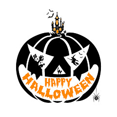 Image showing Happy Halloween Party Poster