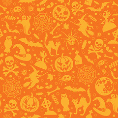 Image showing Seamless Halloween Pattern