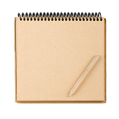 Image showing Notepad with small pencil