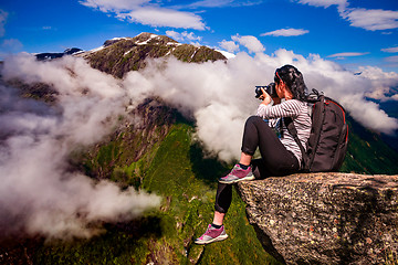 Image showing Nature photographer Norway Lofoten archipelago.