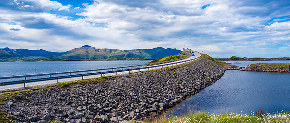 Image showing Atlantic Ocean Road Norway