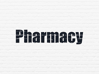 Image showing Health concept: Pharmacy on wall background
