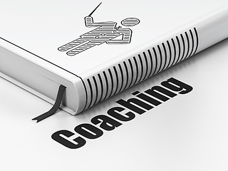 Image showing Learning concept: book Teacher, Coaching on white background