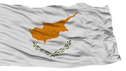 Image showing Isolated Cyprus Flag