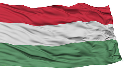 Image showing Isolated Hungary Flag