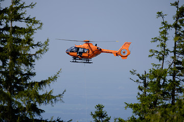 Image showing Mountain rescue helicopter