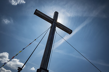 Image showing Summit cross Kampenwand