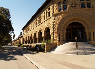 Image showing steps and arches Exterior building college campus