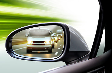 Image showing left side rear view mirror 