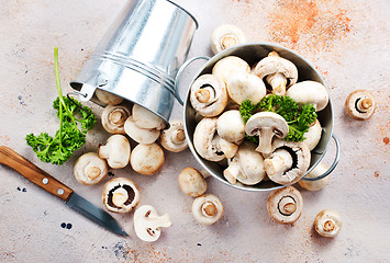 Image showing champignons