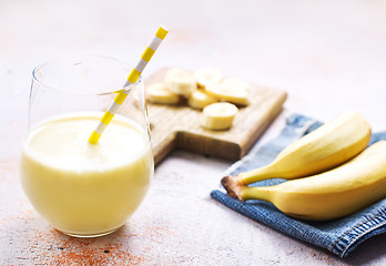 Image showing banana smoothie