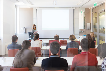Image showing Lecture at university.