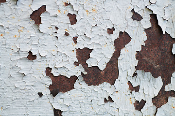 Image showing Dark rusty metal texture background.