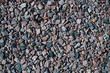 Image showing colored gravel stone background