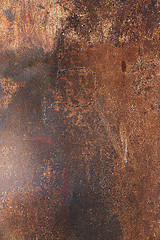 Image showing Dark rusty metal texture background.