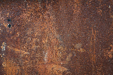 Image showing Dark rusty metal texture background.