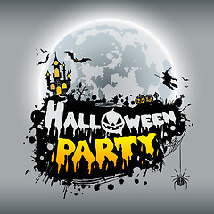 Image showing Happy Halloween Party Poster