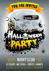 Image showing Happy Halloween Party Poster