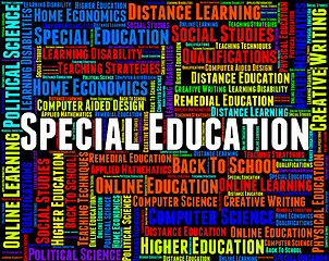 Image showing Special Education Represents Gifted Children And Development