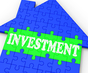 Image showing Investment House Means Investing In Real Estate