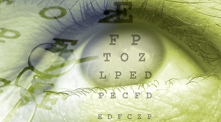 Image showing eye close up