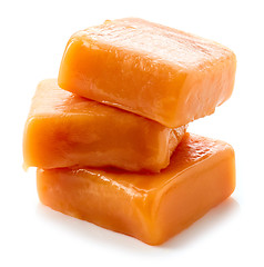 Image showing soft caramel candies