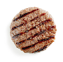 Image showing freshly grilled burger meat