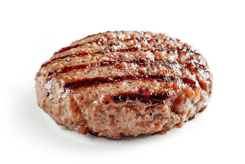 Image showing freshly grilled burger meat