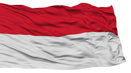 Image showing Isolated Indonesia Flag