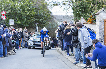 Image showing The Cyclist Stijn Vandenbergh - Paris-Nice 2016