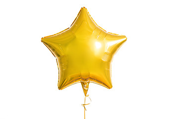 Image showing close up of helium balloons over white background