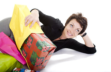 Image showing woman shopping