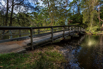 Image showing Curved bridge in South Durras