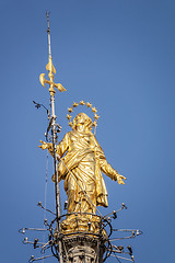 Image showing a the Madonna Milan cathedral Italy