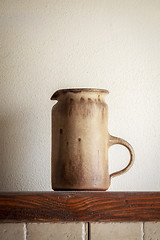 Image showing an italian pitcher of pottery