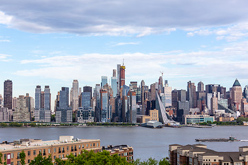 Image showing Boulevard east New York city skyline view.