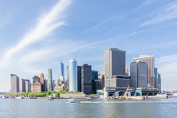 Image showing Panoramic view of Lower Manhattan, New York City, USA