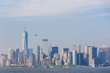 Image showing Panoramic view of Lower Manhattan, New York City, USA