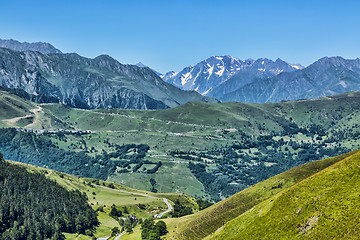 Image showing Landscape in Pyrenees Mountains