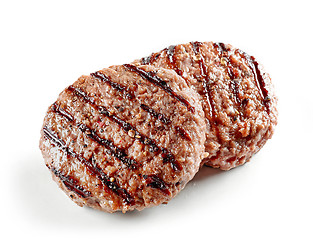 Image showing grilled burger meat