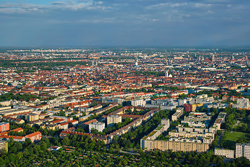 Image showing Aerial view of Munich. Munich, Bavaria, Germany