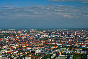 Image showing Aerial view of Munich. Munich, Bavaria, Germany