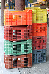 Image showing Plastic Crates