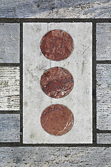 Image showing Marble Tile Circles