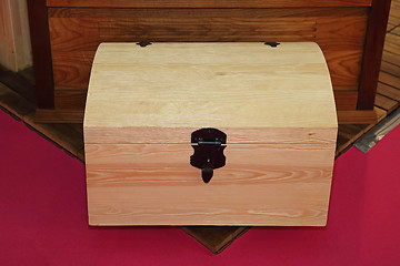 Image showing Wooden Trunk Chest